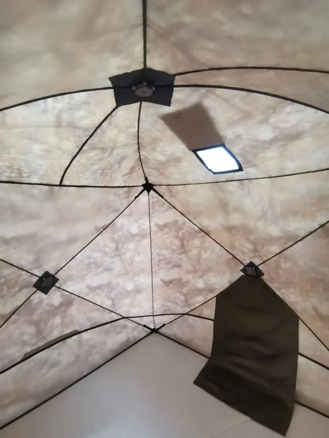 Походная Баня Премиум, камуфляж, композит 9 мм (трехслойная), ПИНГВИН