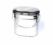 Котелок высокий 10 л крышка с ручками Роза Ветров