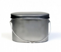 Котелок низкий 3,3 л титановый крышка без ручек Роза Ветров