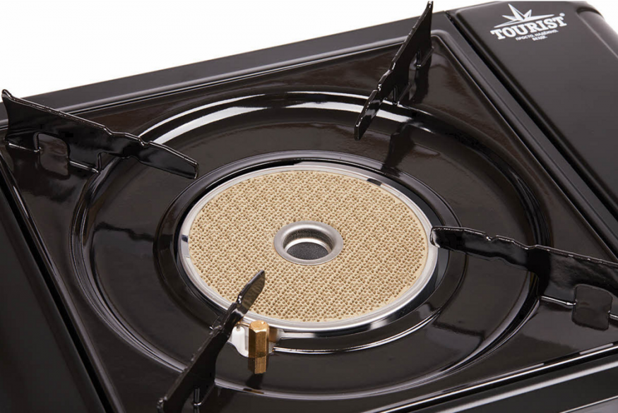 Газовая плита TOURIST KERAMIK GURU PLUS TS-201 (со штуцером)