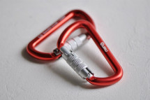 Карабин стальной GURU Typhoon TWL, GURU (вспомогательный, не для страховки)