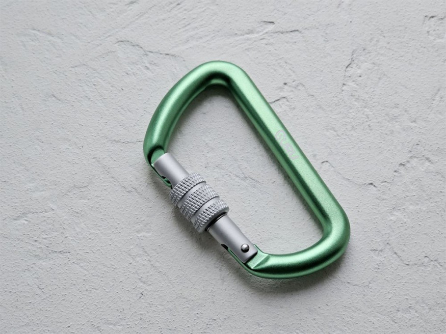 Карабин стальной GURU Typhoon Screw, GURU (вспомогательный, не для страховки)