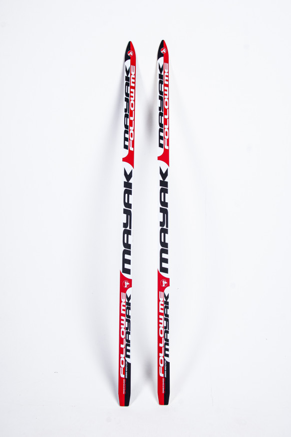 Лыжи подростковые 170 см деревянные