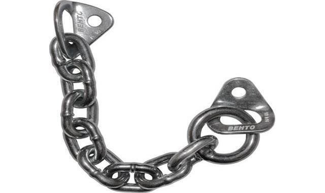 Шлямбурные уши с кольцом и цепью д.10 мм оцинковка