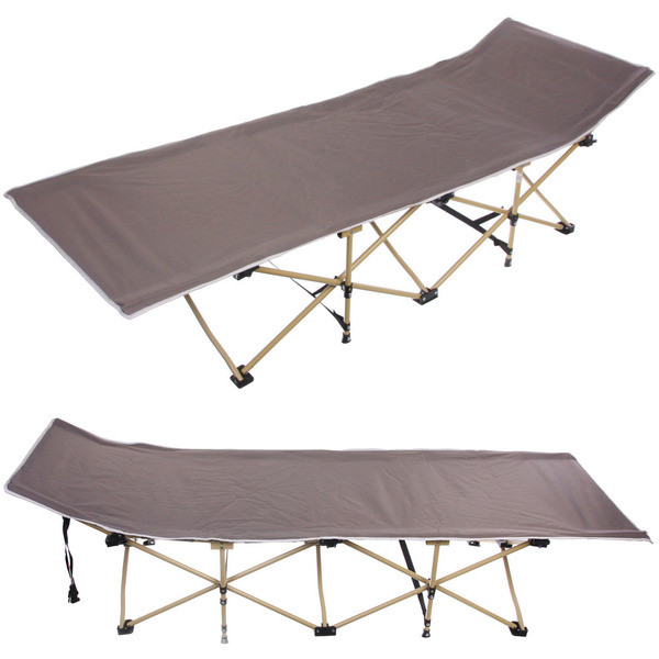 Раскладушка кемпинговая складная 188*66*45 см, серая