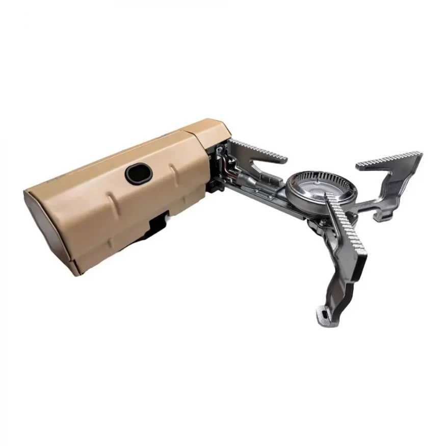 Плита газовая портативная (цанга), с пьезоподжигом, складная