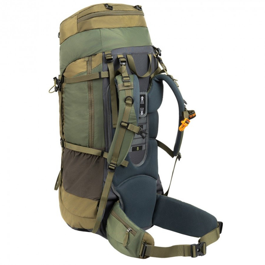 Рюкзак туристический Thor 90+10 Оливковый, Tramp