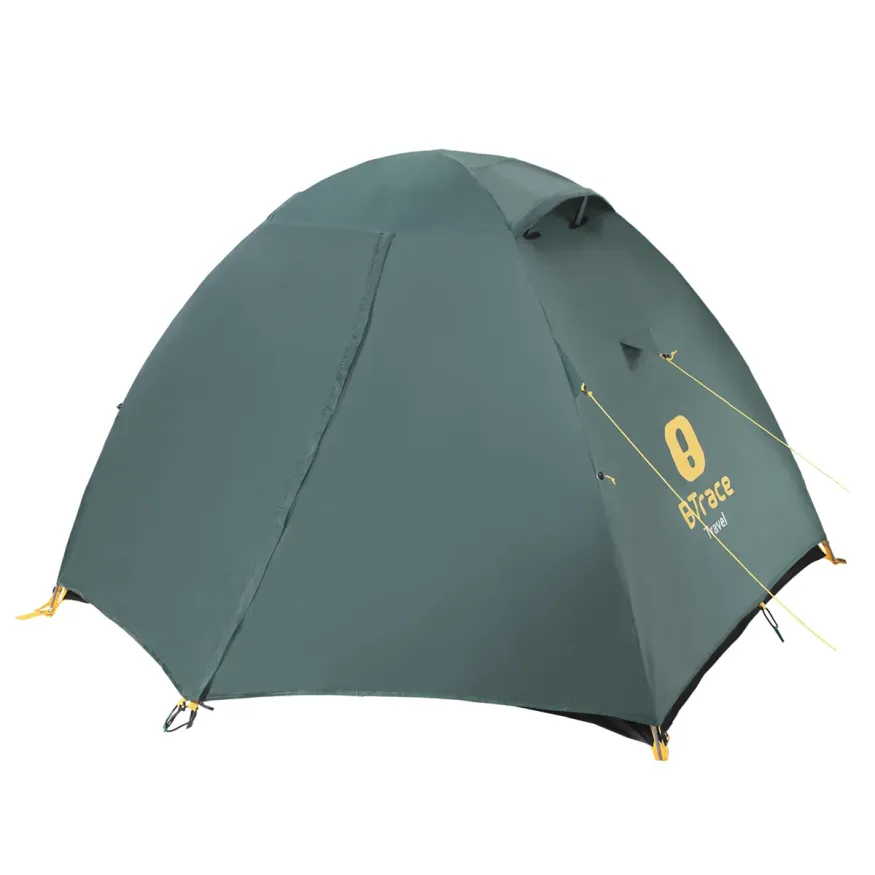 Палатка Travel 2-местная, зеленая, Btrace