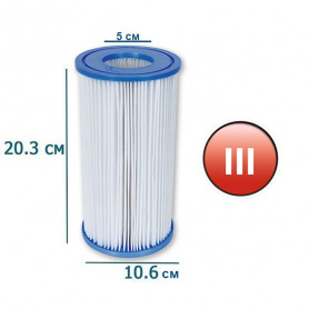 Картридж для насоса Bestway, д=10,6 см, высота 20,3 см