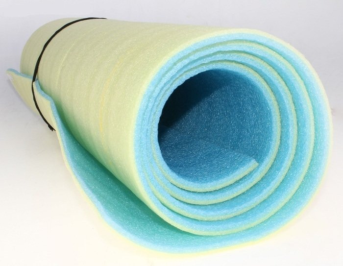 Коврик туристический двухслойный 180 х 60 х 1 см (ПРОЛАЙН)